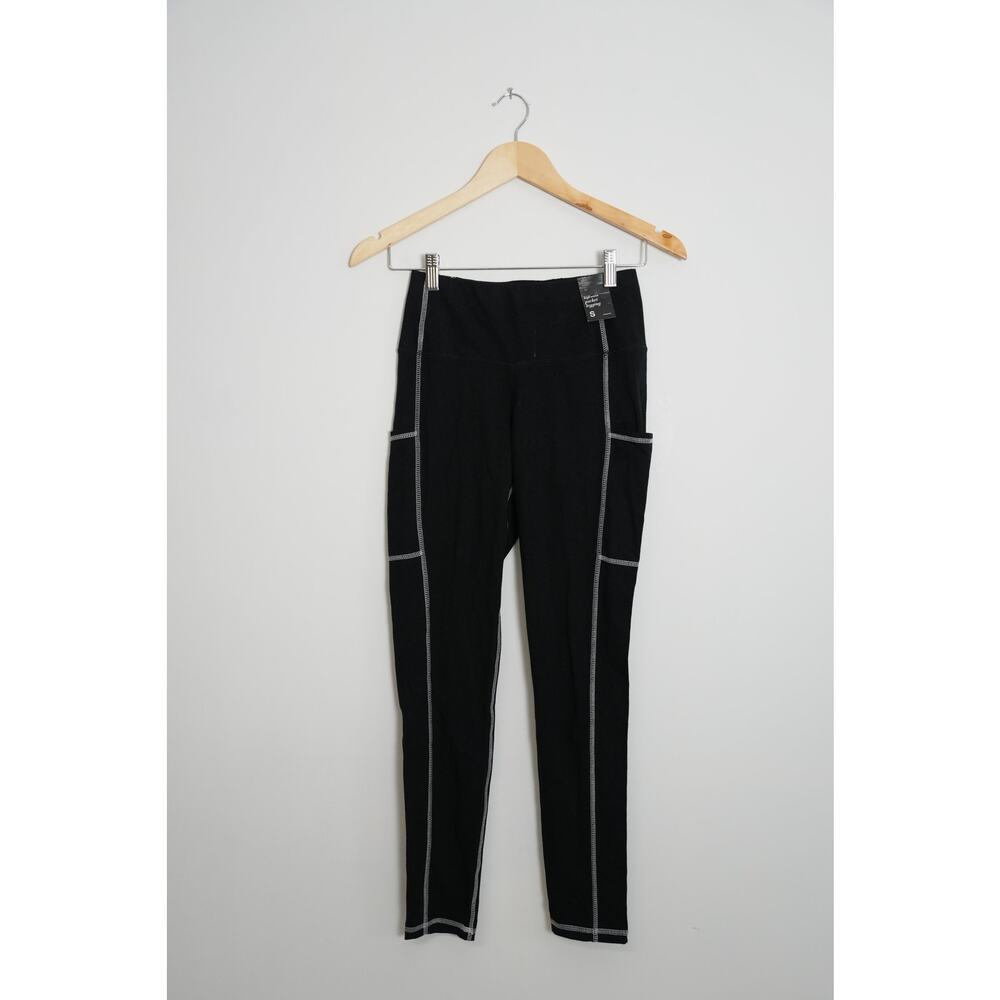Soho New York & Company High Waisted Black‎ Leggings with Pockets Size Small